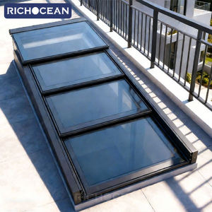 Ventanas Modernas Impermeables de Aluminio para Sótano RICHOCEAN, Ventana de Techo Eléctrica con Aislamiento Térmico para Balcón - Product Image 3