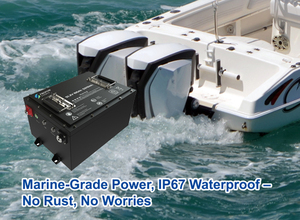 แบตเตอรี่เรือพลังงานคงที่ 51.2V 105Ah แบตเตอรี่ลิเธียมสำหรับเรือเดินทะเล - Product Image 3