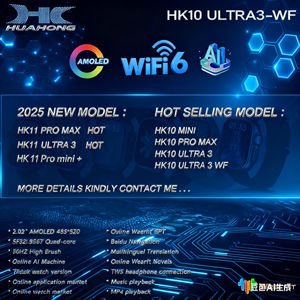 2025 nuevo reloj inteligente Original HK11 Pro Max 2,2 \ "Pantalla AMOLED 1GB Rom GPS brújula cronógrafo función HK10 ULTRA 3 Smartwatch - Product Image 6
