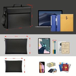 กระเป๋าเอกสารกันไฟ กันน้ำ ขนาดใหญ่พิเศษ XL ป้องกันการระคายเคือง พร้อมโลโก้สั่งทำพิเศษ สำหรับเอกสาร เงิน และของมีค่า - Product Image 2
