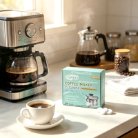 Tablettes de nettoyage universelles pour machine à café - Fourniture pour 1 an - Détartrant compatible avec Breville, Nespresso, Keurig & Ninja