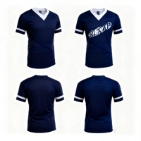 Conjunto de Uniforme de Rugby para Niños y Jóvenes, Jersey y Pantalones Cortos, Sublimado, Ligero, Duradero, para Entrenamiento Escolar y Deportivo