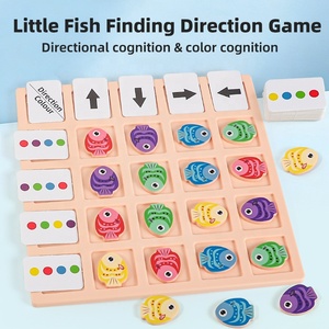 <span class=keywords><strong>Gioco</strong></span> Montessori Trova il Pesciolino: <span class=keywords><strong>Gioco</strong></span> Educativo per Bambini per la Discriminazione Direzionale e l'Abbinamento <span class=keywords><strong>dei</strong></span> Colori - Product Image 2