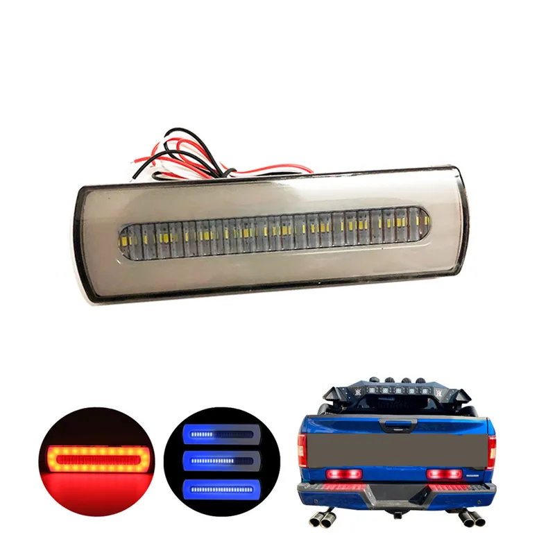 ضوء السيارة العام LED للدراجة النارية, ثنائي اللون ، الفرامل ، وامض ، الضوء الخلفي ، القيادة ، المسح الضوئي ، ضوء تحذير الزخرفية