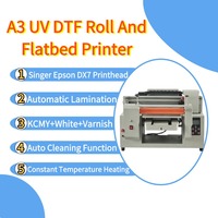 Impresora UV Híbrida Modelo 2026, No Requiere Desmontaje, A3, Impresión Rollo a Rollo y Plana, Todo en Uno, para Impresión de Etiquetas 3D en Película AB y TPU