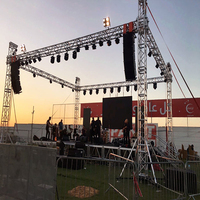 Marco de escenario de techo de aluminio, estructura resistente, sistema de armazón de concierto para eventos al aire libre, armazón de escenario