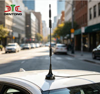 Antenne omnidirectionnelle verticale double bande 5G à gain élevé 6dBi de 245 mm, étanche, avec base magnétique extérieure pour WiFi