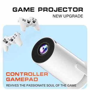 โปรเจคเตอร์เกม NEW M300 Max 2 in 1 พร้อมจอยสติ๊ก 4K 64GB Android 11 Wifi คอนโซลเกมย้อนยุค M300 Max - Product Image 1