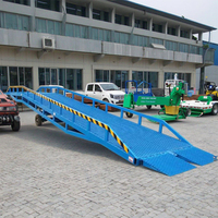 8-15ton Portable Hydraulique Mobile Yard Rampe Conteneur Chariot Élévateur Rampe De Quai De Chargement Pour Camions
