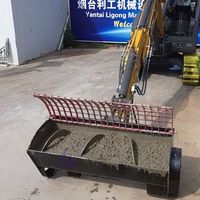 Godet mélangeur de béton pour excavatrice, directement de l'usine, compatibilité parfaite avec la plupart des marques d'excavatrices, grande capacité, conforme aux normes CE
