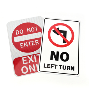 Panneau <span class=keywords><strong>de</strong></span> signalisation routière en aluminium réfléchissant personnalisé haute intensité, étanche et antirouille, pour <span class=keywords><strong>la</strong></span> sécurité routière en extérieur - Product Image 1
