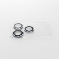 Nouvelle Arrivée : Protection d'objectif d'appareil photo transparente intégrale avec protection métallique pour iPhone 16 17 18 Pro Max