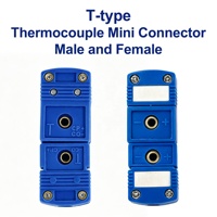 Connecteur de capteur de température de type T, mini prise thermocouple, connecteur mâle-femelle, coupleur de terminal de liaison thermocouple