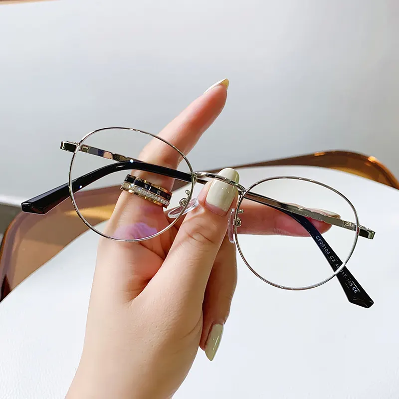 New Promotion Korean Anti Blue Slay Eyeglasses Spectacle Frames Gafas opticas Rectangle Optical Glasses Oculos
