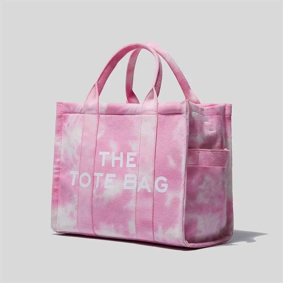 Factory Direct Sale Eco-Friendly Custom Logo Cotton Canvas Handbags Reusable Women Tote Bags Waxed Canvas Bag