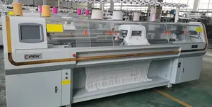 Single Carriage Double System High Speed Polo T-shirt Collar Sweater And Cuff Knitting Machine Price Best