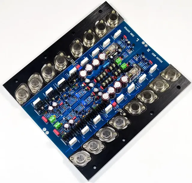 2pcs KSA100 Gold Sealed 100Wx2 High Power HIFI Stereo Class a Amplifier Audio Board Home Theater Amp Electronic Components