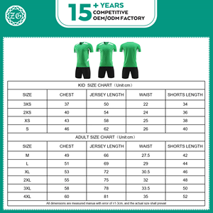 Seragam Sepak Bola OEM Bernapas Cepat Kering untuk Anak Laki-laki dan Perempuan, Kaos Jaring Sepak Bola Sublimasi Kustom, Seragam Jersey Sepak Bola Anak Muda - Product Image 4