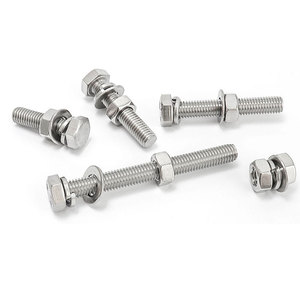 Perno Hexagonal de Acero Inoxidable Grado 8.8 DIN931 DIN933 Astm A193 Gr B7 Unc Unf Hdg con Tuerca - Product Image 1