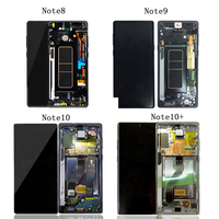 Note 10 Plus écran OLED OEM avec cadre pour Samsung Galaxy Note 10 Plus écran LCD AMOLED OLED LCD remplacement de l'écran tactile