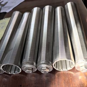 ステンレス鋼304/316鉱山篩網ジョンソン井戸ケーシングウェッジワイヤー篩、効率99%、厚さカスタマイズ可能 - Product Image 5