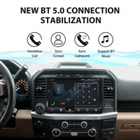 Autoradio DVD ZWNAV 13,1 pouces Tesla Qualcomm Android pour Ford F150 2015-2019 GPS Lecteur multimédia vidéo automobile Stéréo de voiture