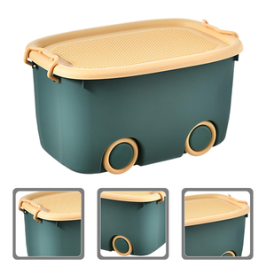 Caja de Almacenamiento de Juguetes de Plástico Moderna, Cesta de Plástico de Gran Capacidad para Ropa de Bebé, Caja de Almacenamiento de Ropa para Niños - Product Image 3