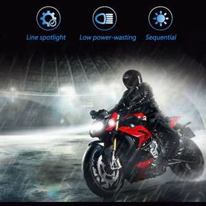 <span class=keywords><strong>Clignotants</strong></span> séquentiels LED pour moto YD, 10 LED ambre, 12V, étanches, CANBUS sans erreur, pour Harley BMW Yamaha, directement de l'usine - Product Image 6