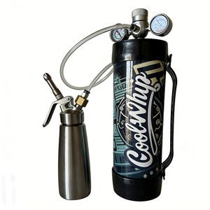 Siphons à crème à gaz métalliques industriels haute pression, cylindre de CO2, outils de dessert écologiques, vente en gros - Product Image 6