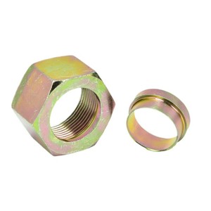 Plowing Hex Nut With <b>Lock</b> Washer 27x1.5 And 33x1.5 For Air Compressor Parts - Product Image 5