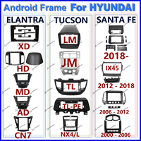 Cadre de tableau de bord pour autoradio Android, compatible HYUNDAI ELANTRA TUCSON SANTA FE, pour écran de voiture, vente en gros