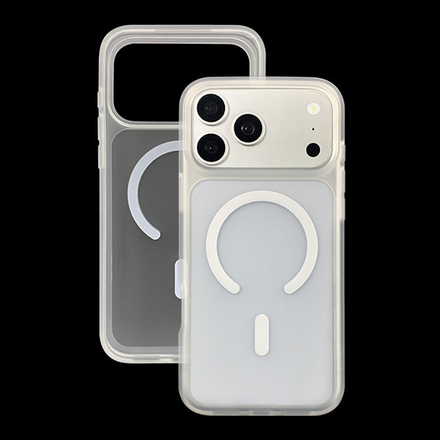 Split Construction Shock Absorbing PC+TPU Phone Case Smooth Touch Back Panel and Independent Button Control for iPhone 15 Pro