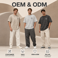 T-shirt en coton personnalisé à manches courtes, imprimé, délavé, respirant, doux, couleur unie, confortable, coupe oversize, style streetwear, marque privée