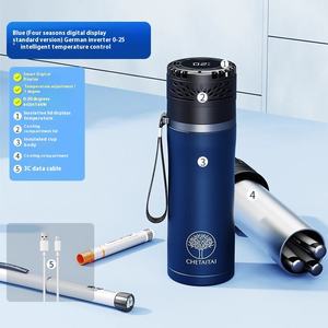 Medical Grade Insulina Thermos Copo De Aço Inoxidável com Modos De Refrigeração E Aquecimento Temperatura Display Conjunto De Carregamento Fabricante - Product Image 6