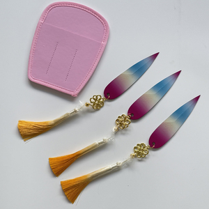 <span class=keywords><strong>Arma</strong></span> Giocattolo Zoe 15cm 0.25g Totale <span class=keywords><strong>3</strong></span> Pezzi Lama con Fodero in PU - Product Image 4