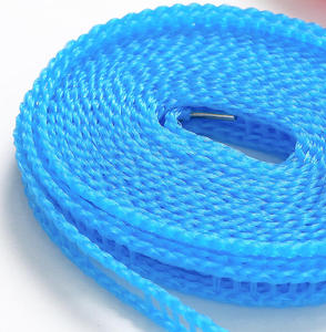 Séchoir à linge rétractable résistant au vent pour l'intérieur et l'extérieur, ligne à linge avec pinces <span class=keywords><strong>en</strong></span> acier inoxydable - Product Image 5