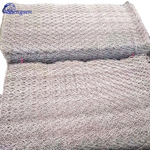 Grillage Gabion Soudé Galvanisé Galfan à Tissage Sergé/Néerlandais pour Mur de Gabions, Clôture, Paniers, Bords de Rivière, Jardin, Mascons et Fil de Lissage - Product Image 1