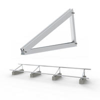 Système de support de montage de panneaux solaires photovoltaïques pour toit plat universel, en alliage zinc-aluminium-magnésium, garantie 25 ans, résistant au vent jusqu'à 56 m/s