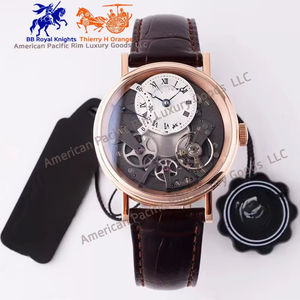 Montre mécanique automatique de luxe pour homme Bre-guet, marque de mode haut de gamme, qualité supérieure, double tourbillon romain, étanche, modèle 8821 - Product Image 6