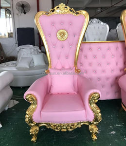 Sillones de Pedicura de Belleza, Muebles de Salón de Lujo, Sillones de Masaje para Spa de Pies, Sillón Tipo Trono Rosa - Product Image 2