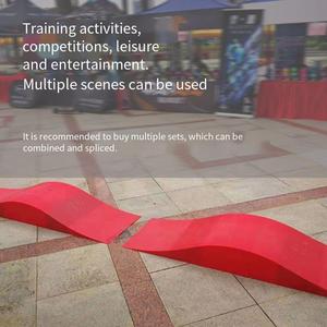 สเก็ตบอร์ดคุณภาพสูงพร้อมอุปกรณ์แข่งขันแบบมีสิ่งกีดขวาง โรงงานผลิตโดยตรง โรลเลอร์สเก็ต ทางลาด และจักรยานกระโดดสำหรับใช้ในสเก็ตบอร์ดพาร์ค - Product Image 4