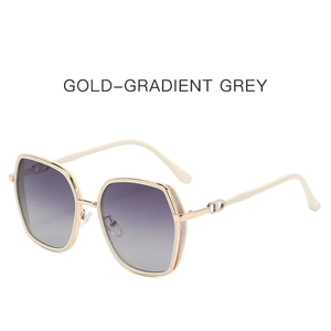 Poligono di lusso di marca di design quadrati occhiali da sole nuove donne uomini moda occhiali da sole sfumati occhiali da sole UV400 De Sol Ocul - Product Image 5