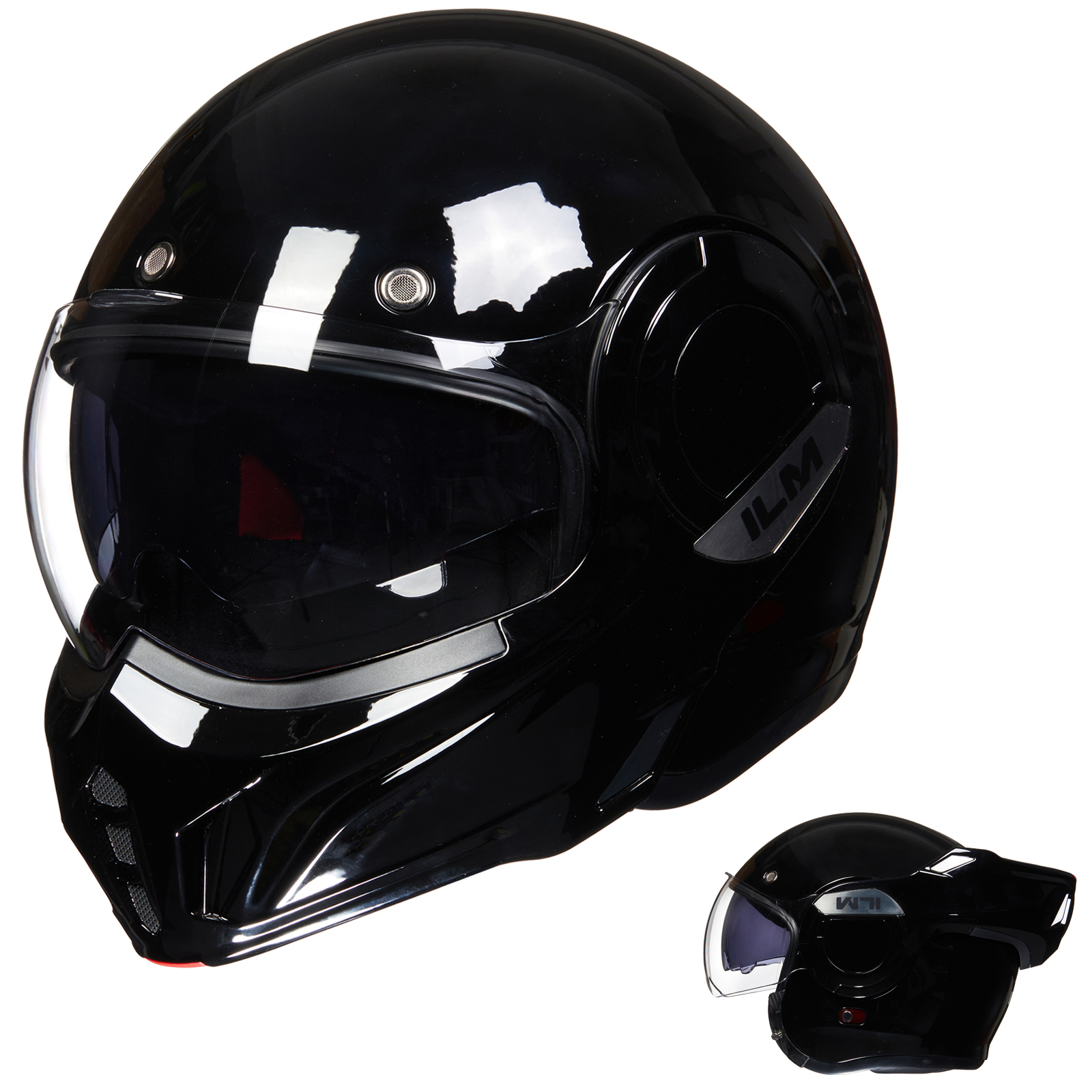 ILM-B707 Vintage Motorcycle Helmets - DOT Certified Quality