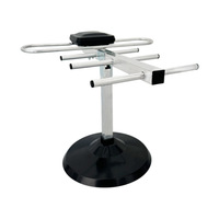 Antenne TV numérique Yagi d'intérieur à gain élevé avec base de bureau pour la réception du signal numérique DVB-T DVB-T2
