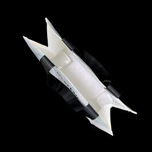 Thời trang màu xanh lá cây PP dệt có thể gập lại Tote túi với Webbing xử lý Hộp bao bì cho bãi biển mua sắm và thư mô hình - Product Image 4