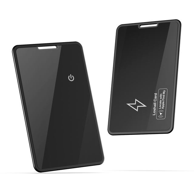 Wallet Tracker Card Finder Slim Mirror Tracking Tag Luggage Smart Item Locator Works With Apple Find My