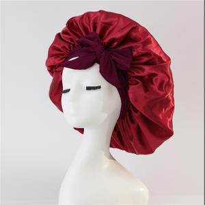 Bonnet de nuit en satin luxueux <span class=keywords><strong>pour</strong></span> femmes, confortable, avec lien réglable <span class=keywords><strong>pour</strong></span> un ajustement sécurisé, idéal <span class=keywords><strong>pour</strong></span> préserver les coiffures bouclées pendant la nuit - Product Image 6