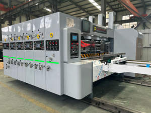 Goede Kwaliteit Middelste Snelheid Kartonnen Doos Maken <span class=keywords><strong>Machine</strong></span> Automatische Flexo Printer <span class=keywords><strong>Slotter</strong></span> Matrijs Snijmachine - Product Image 2