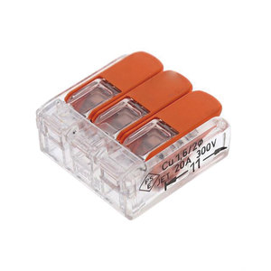 221-413/996-010 Composants électroniques IC originaux de haute qualité Fournisseurs de bornes de raccordement SPLICE LEVER 24-12AWG 3POS - Product Image 1