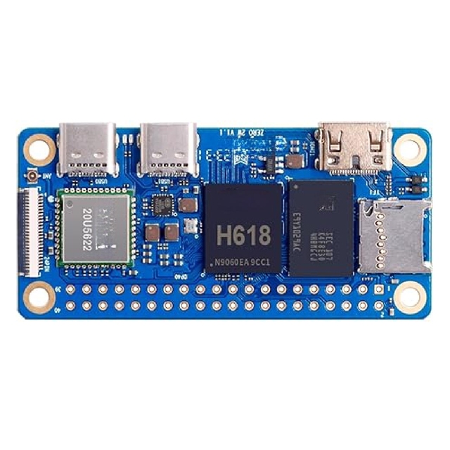 Zero 2W 2GB Allwinner H618 LPDDR4 Quad Core CPU 64 Bit Single Board Computer, 1.5GHz Frequency New Arrive